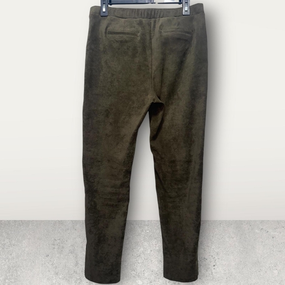 Kobi Halperin Women's Ankle- Length Trousers Size M Brown Stretchy and Velvety. - Picture 2 of 9